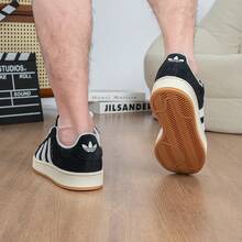 Adidas Originals Campus 00s Low-Top Unisex Casual Sneakers, Spring 2026 Collection, Style: HQ8708 - Black - View 7