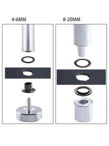 1 件带网眼设计的空心金属铆钉纽扣，DIY 服装配饰，帆布鞋，帽子，包包，标签，皮带 - 彩色 - 查看 8