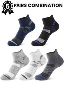 33 双柔软透气速干踝袜,保暖、抗菌、吸湿排汗、针织面料,适合所有季节,非常适合居家、滑冰、骑自行车、跑步、旅行、徒步旅行和各种运动 - 彩色 - 查看 10