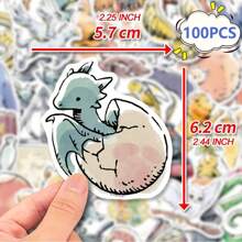 Harry Potter 50Pcs Harry Potter Hogwarts Watercolor Wizarding Animals Elves Props Waterproof Vinyl Stickers, Cartoon Aesthetic Stickers For Classroom Rewards Water Bottles Luggage Scrapbook Journal Car Guitar, Art Stickers For Teens Adults,Water Elf,Harry Potter Boys,Girls Stickers,Harry Potter,Stickers,Classroom