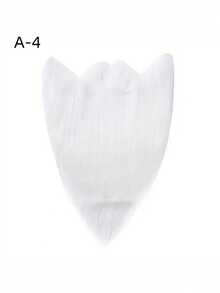 Street-Style Polyester Fake Beard Suit For Costume Parties And Halloween - Santa Long Beard And Party Beard Variety Suit