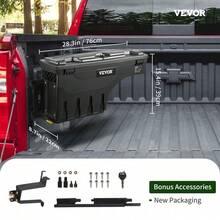 Truck Bed Storage Box Toolbox Fits 2019-2020 Chevy GMC Sierra Left 25L - 1 - View 7