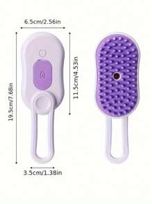[New Pet Steam Brush] 3 In 1 Cat Steam Brush, Pet Steam Groomer Comb, Cat Steam Brush For Cats Dogs, 2025 New Pet Steam Hair Steamy Brushes