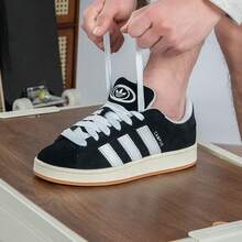 Adidas Originals Campus 00s Low-Top Unisex Casual Sneakers, Spring 2026 Collection, Style: HQ8708 - Black - View 9