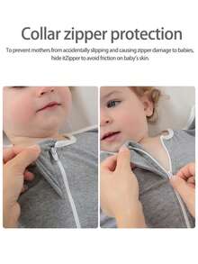 1 件婴儿睡袋,100% 纯棉,婴儿防惊吓睡袋,四季防踢被,新生儿必备 - 彩色 - 查看 9