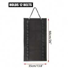 رف حائطي لتنظيم أحزمة فنون القتال، رف عرض محمول لأحزمة الكاراتيه مع علاق الكؤوس، رف عرض خفيف لأحزمة التايكوندو، مناسب لمتعلمي الفنون القتالية