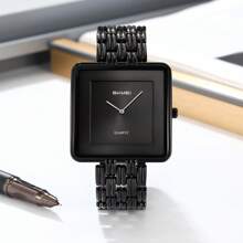 Skmei Reloj de pulsera para hombre SKMEI 2371 de acero inoxidable, resistente al agua, de estilo minimalista clásico, de gran