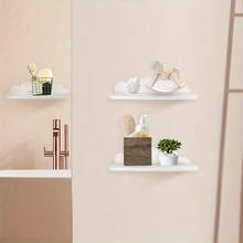 1/3 Repisa flotante de nube en miniatura | Estante de exhibición multifuncional de montaje en pared | 2 formas de montaje | Fácil instalación para decoración de habitación de bebé, sala de estar, dormitorio y baño