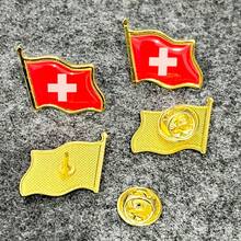 2 件来自世界各地的国旗胸针、波浪树脂国旗徽章、金属奖章胸针 - 彩色 - 查看 18