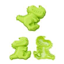 Wholesale Cartoon Cute Creative Dinosaur Silicone Cake Mold DIY Baking Mold Animal Cookie Making Tools - Multicolor - View 4
