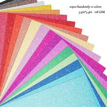 10/20pcs Set Glitter Cardstock Paper, 250g Card Paper/128g Origami Paper, Shiny Card Paper, Gold Powder Christmas Cutting Paper, A4 Size Handmade Card Paper For Christmas Gift, Birthday Party Decorations, Cuttable, Paintable, For Card Making, Scrapbooking,School Supplies,Back To School - Multicolor - View 17
