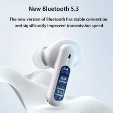 JBL JBL WAVE BEAM 2 Wireless Bluetooth Earphones With Active Noise Cancellation, Music/Calls, In-Ear, Waterproof, Dustproof, Compatible With Apple, Blue