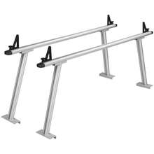 Heavy Duty Aluminum Ladder Rack For Trucks 800 Lbs Capacity Non-Drill Installation Two-Bar Set For Kayak Surfboard Lumber And Ladders 71 Inches - Silver - View 7