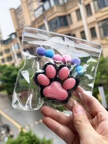 柔软硅胶猫爪挤压减压玩具 慢回弹可爱腻子质感 网红同款 柔软释压小玩具 复活节装饰迷你礼物 - 多色可愛貓爪(不發光) - 查看 14