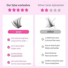 384pcs Individual Lashes Eyelash Book Clusters Extensions False Eyelash DIY At Home Cluster Eyelash Extensions Makeup Lash Clusters, Eyelash Clusters, Individual Eyelashes, Lashes, Fake Lashes - Black - View 6