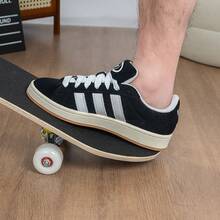 Adidas Originals Campus 00s Low-Top Unisex Casual Sneakers, Spring 2026 Collection, Style: HQ8708 - Black - View 8