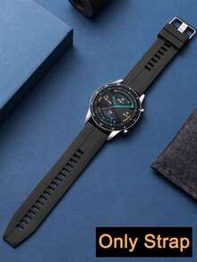 1PC 20mm 22mm Silicone Watch Band Compatible With Galaxy Watch 3/4/5/4 Classic/5 Pro (40mm/45mm/46mm), GT3/GT2 Pro, Amazfit GTR 3 Pro/GTS 4, Garmin Venu 2/Forerunner 255 Unisex Adjustable Wristband Fashionable Casual Comfortable Breathable Waterproof Sports Strap For Daily Wear, Gift, Parties, Back To School Smartwatch Accessory Perfect For Mother's Day Father's Day Gifts - Multicolor - View 18