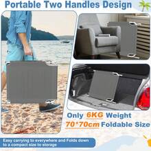 VA-Cerulean Sun Lounger, Garden Lounger, Foldable With Adjustable Roof, 600D Oxford Fabric, Deck Chair 194 X 68 X 30 Cm, Beach Lounger With Headrest And Side Pocket For Patio, Camping, Beach (Black/Anthracite/Khaki/Linen Gray)