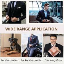 12 Pack Men's Handkerchiefs Classic Handkerchiefs For Men Pocket Square Assorted Mens Hankies Gents Hankerchieves, 6 Colors, 14.17*14.17 Inch