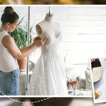 45码涤纶骨架，3/5/6/8/10/12/15毫米涤纶骨架，低密度骨架，适用于婚纱、哺乳帽、束身衣、新娘礼服、派对礼服、内衣、帽子和手提包。 - 透明色 - 查看 4