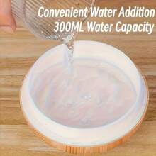 Flower Humidifier Light Sound Humidification Colorful Atmosphere Light Bedroom Office Desktop Decoration Creative Gift