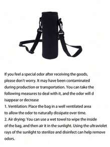 1pc 420-1500ML Sports Water Bottle Case Insulated Bag Neoprene Pouch Holder Sleeve Cover Carrier For Mug Bottle Cup Travel Essentials Travel Accessories Travel Must Haves Beach Vacation Summer Holiday School Accessories Back To School Supplies Stuff