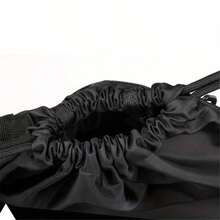 Multifunctional Sports Drawstring Backpack - Durable Nylon Mesh Bag For Basketball, Football, Volleyball Storage - Perfect For Outdoor Activities, Gym, Yoga - Black - View 8