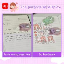 WUQIANNIAN WQN 2pcs Morandi Color Dot Dispensing Dot Tape Double-Sided Tape No Trace Mistake Paste Correction With Hand Account Sticker Learning Tools Back To School Season - Multicolor - View 5