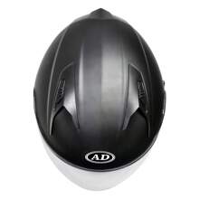 AD Kask motocyklowy HD z podwójną soczewką przeciwmgielną, otwarty, certyfikowany przez Seasons DOT, kask ochronny do jazdy, rozmiar uniwersalny