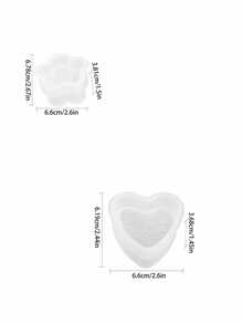 Heart & Clover Shaped Rice Ball Mold, Plastic, Home Style DIY Seaweed Sushi Rice Ball, Bento Lunch Box Kitchen Accessories - Multicolor - View 3