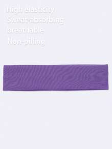Bandeau de sport extérieur, bandeau absorbant la sueur pour le fitness et la course, casual, simple, , à haute élasticité et respirant, bandeau de couleur bonbon, bandeau de yoga absorbant la sueur, bandeau turban