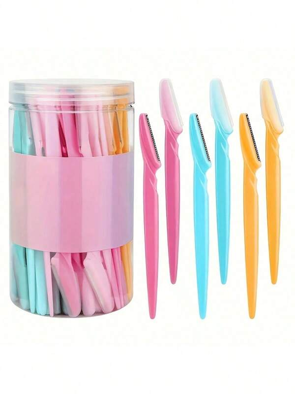5/10 Augenbrauen-Trimmer, Kratzschutz-Design, passt sich der Haut an ohne Haarfollikel zu verletzen, klein und tragbar, einfach zu benutzen, Anfänger können es schnell meistern, geeignet für Männer und Frauen, für Augenbrauen, Körper, Gesicht, Bikinizone