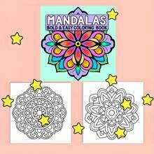 Mandala Coloring Book For Adults - Bold & Easy-To-Color Designs, Relaxing Creative Space, Stress Release Art Relax Tool, Perfect Gift For Valentine's Day, Christmas, Halloween, Birthdays, Friends & Family, Gift For Adults | Bold Coloring Book | High Quality Paper, Adult Coloring Books, Back To School, School Supplies