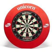 Striker Dartboard And Surround - Black/White/Red/Green - View 1