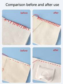 “1 套 DIY 缝纫辅助工具，含针线套件 - 多功能卷边和修补辅助工具，适用于所有缝纫项目”