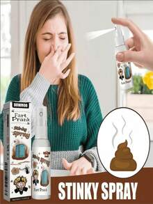 Stink Fart Spray April Fool's Day Prank Liquid Toy Spoof Smell Entertainment Poop Bomb Smell Halloween Pick Up Party Supplies Stinky Fart Spray & Poop Bomb For Maximum Laughs! Valentine Day Valentines Supplies Wedding Items - Multicolor - View 11