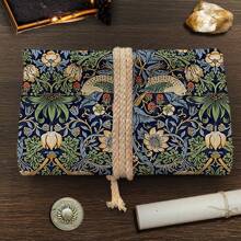 1pc Morris Pattern Tarot Card Storage Bag, Floral & Animal Element Gift Bag, Mystical And Exquisite Storage Bag, Divination Tool Decor, For Occult Astrology Items Storage, Suitable For Festivals, Gifts, Holiday Essential Gift