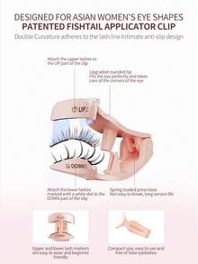 Bộ mi từ tính Mlen Diary, Mi giả tái sử dụng 8-12mm không cần kẻ mắt, Mi từ tính kép 3D nâng cấp, Cụm mi không cần keo cầm tay cho lớp trang điểm tự nhiên nhẹ nhàng (Dazzling Fairy) - Mi tự nhiên - Xem 3