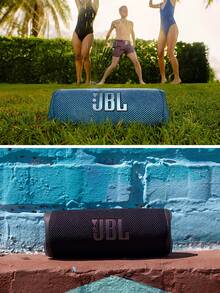 Altavoz de música Bluetooth portátil Flip 6, con sonido potente y graves profundos, resistente al agua IPX7 y al polvo, 12 horas de reproducción, JBL PartyBoost para emparejar múltiples altavoces para uso doméstico, al aire libre y de viaje - Negro - Ver 10