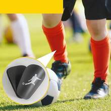 2 Pairs Of Mini Master Football Pattern Shin Guards, Thick And Durable Mini Soccer Shin Guards, Suitable For All Seasons, Adult Clip-On Leg Protection - Multicolor - View 7