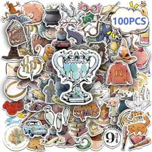 Harry Potter 50Pcs Harry Potter Hogwarts Watercolor Wizarding Animals Elves Props Waterproof Vinyl Stickers, Cartoon Aesthetic Stickers For Classroom Rewards Water Bottles Luggage Scrapbook Journal Car Guitar, Art Stickers For Teens Adults,Water Elf,Harry Potter Boys,Girls Stickers,Harry Potter,Stickers,Classroom