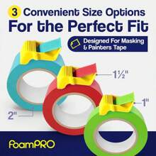 1 Set Of Three Pieces With Three Sizes Adhesive Tape Cutter, Tape Packer, Tape Divider, Speed Upthe Efficiency Of The Work, Small Tape Cutter, Painter's Tape DIY Painting Accessories
