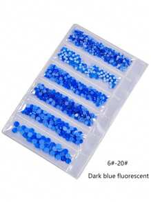 1728 Pcs Flat Back Crystal Glass Nail Art Rhinestones. 4#-12# 6 Sizes Mix DIY Decorations For Nails, Clothes, Bags, Hair Accessories, Cars, Beddings, Pendants, Etc. Suitable For Teenage Girls, Women Nail Art, Eye Makeup, Face Stickers, Jewelry Decoration Flat Back Rhinestones. 6 Bags Of Crystal Glass Flat Back Rhinestones. Nail Charms Nail Gems Nail Supplies