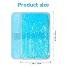 1pc Gel Beads Ice Pack Ice Bag With Strap-Reusable Hot & Cold Pack Compress For Knee, Shoulder, Foot, Back, Ankle, Neck, Hip, Elbow, Wisdom Tooth-7.76''x4.93'' Essential For Cooling Off
