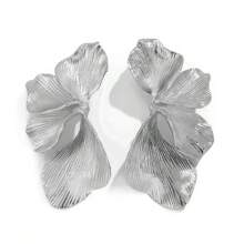 1 Paar elegante Blumen Metall Ohrstecker für Frauen, geeignet für Feiertage, Geburtstag, Date, Party, Reisen, tägliche Fahrt