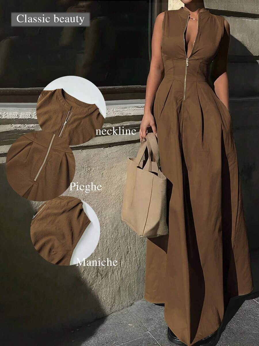 New Fashion Casual Sleeveless Versatile Dress For Women, Spring/Summer Elegant