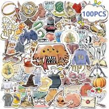 Harry Potter 50Pcs Harry Potter Hogwarts Watercolor Wizarding Animals Elves Props Waterproof Vinyl Stickers, Cartoon Aesthetic Stickers For Classroom Rewards Water Bottles Luggage Scrapbook Journal Car Guitar, Art Stickers For Teens Adults,Water Elf,Harry Potter Boys,Girls Stickers,Harry Potter,Stickers,Classroom