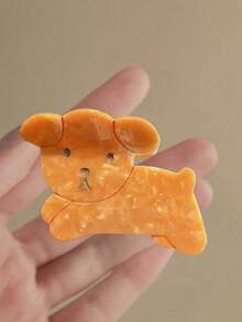 1 件可爱兔子、小狗、爪子醋酸纤维发夹，复古发饰女士发夹发夹发夹发夹发夹，爪子夹