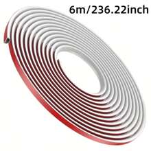 1 pezzo Copertura adesiva per cavi da 4m/6m/8m - Copricavo flessibile per una facile gestione, in plastica durevole, bianco, design flessibile per la gestione dei cavi