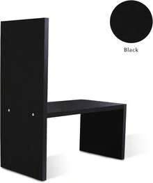 Jerry & Maggie Rustic Wooden Desktop Organizer,Office Supplies Tabletop Storage Rack,Makeup Accessory Display Home Office - Black - View 6